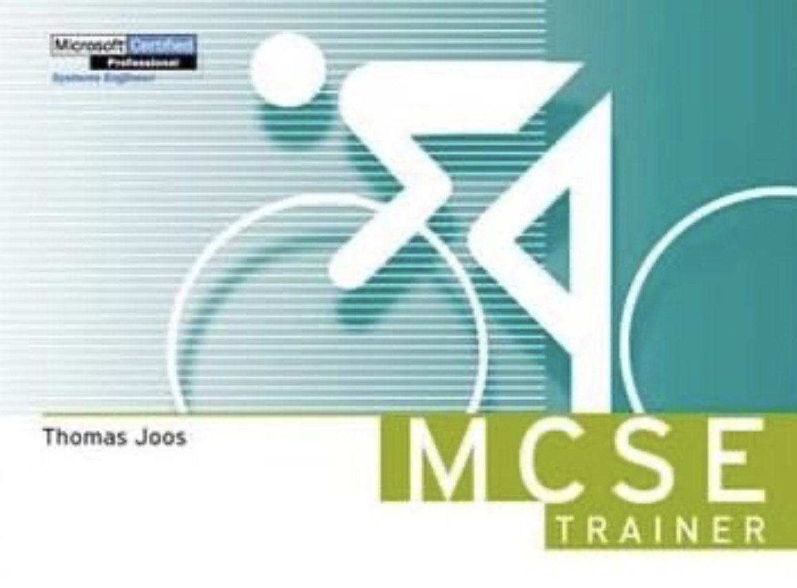 Buchcover MCSE Trainer von Thomas Joos