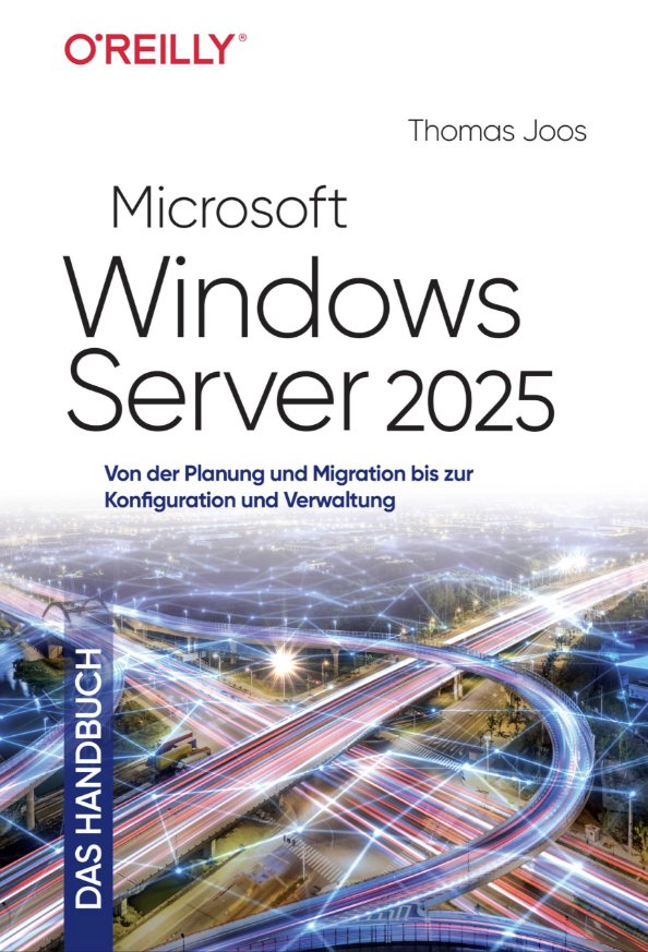 Buchcover Microsoft Windows Server 2025 – Das Handbuch